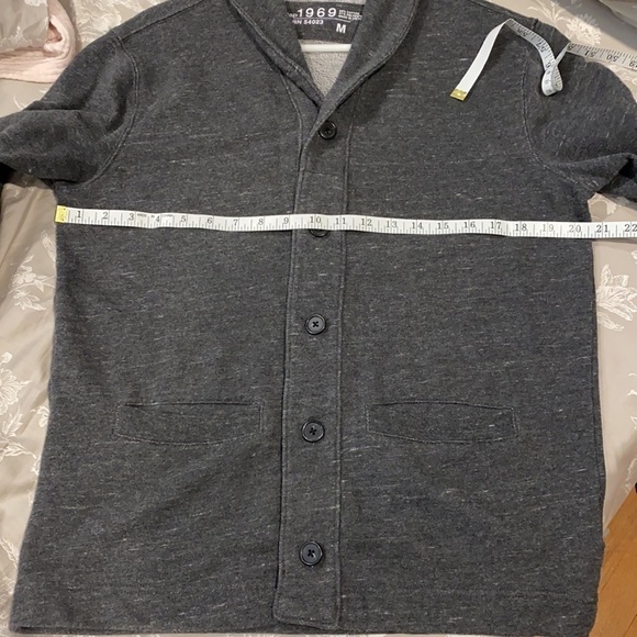 Gap Gray Marl Old Man Cardigan - Picture 9 of 10